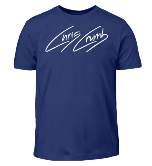 Hochwertiges Kinder T-Shirt  –  Chris Crumb Logowear white