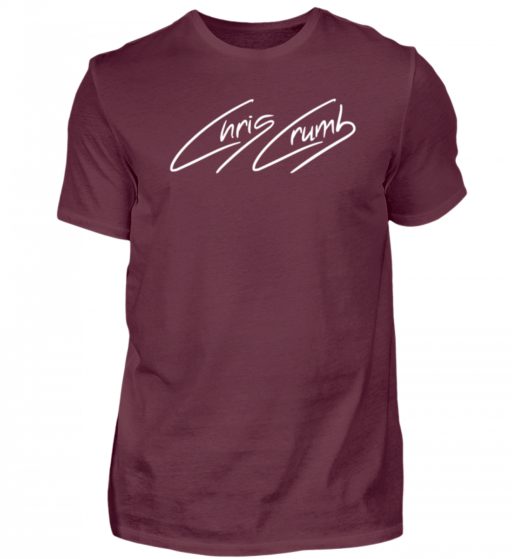 Hochwertiges Herren Shirt  –   Chris Crumb Logowear white