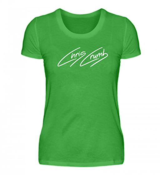 Hochwertiges Damenshirt –  Chris Crumb Logowear white