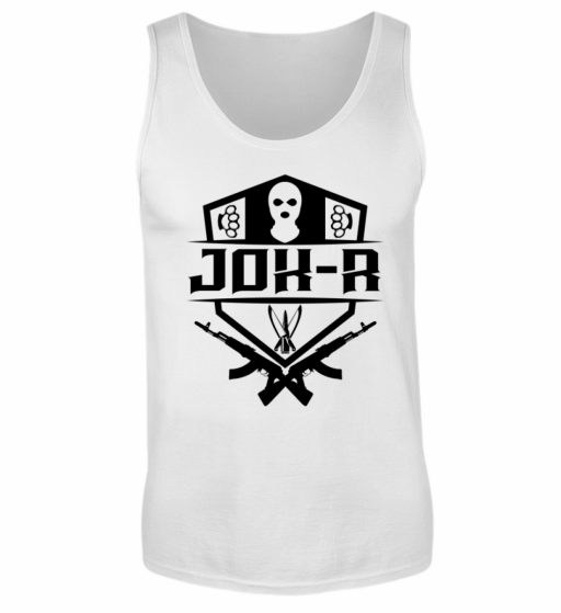 Hochwertiges Herren Tanktop –  JoK-R Logowear Black