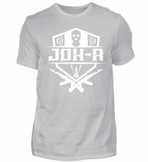 Hochwertiges Herren Shirt  –   JoK-R Logowear white
