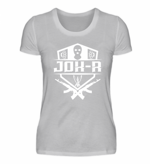Hochwertiges Damenshirt –  JoK-R Logowear white